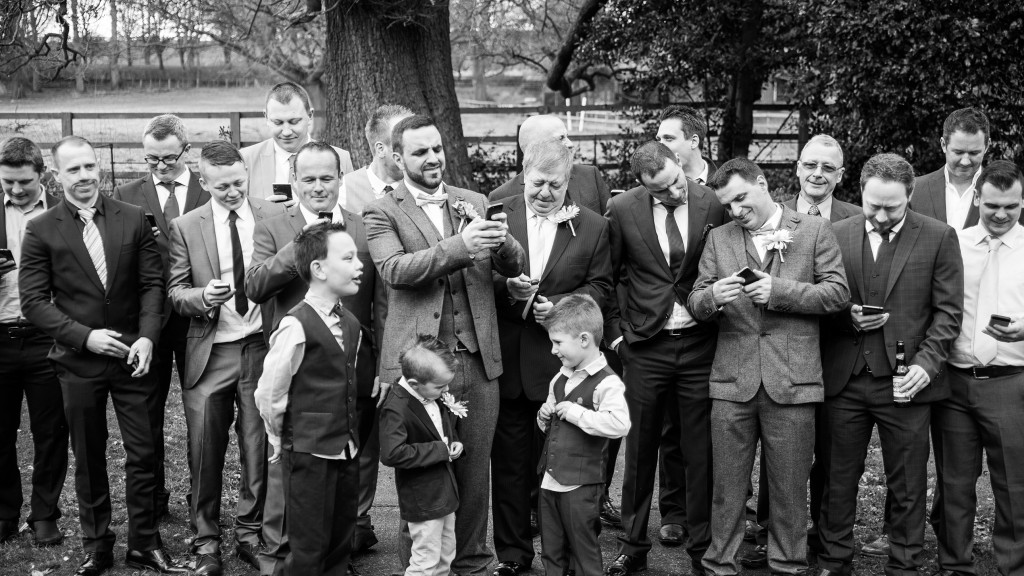 Lads Checking the footy results