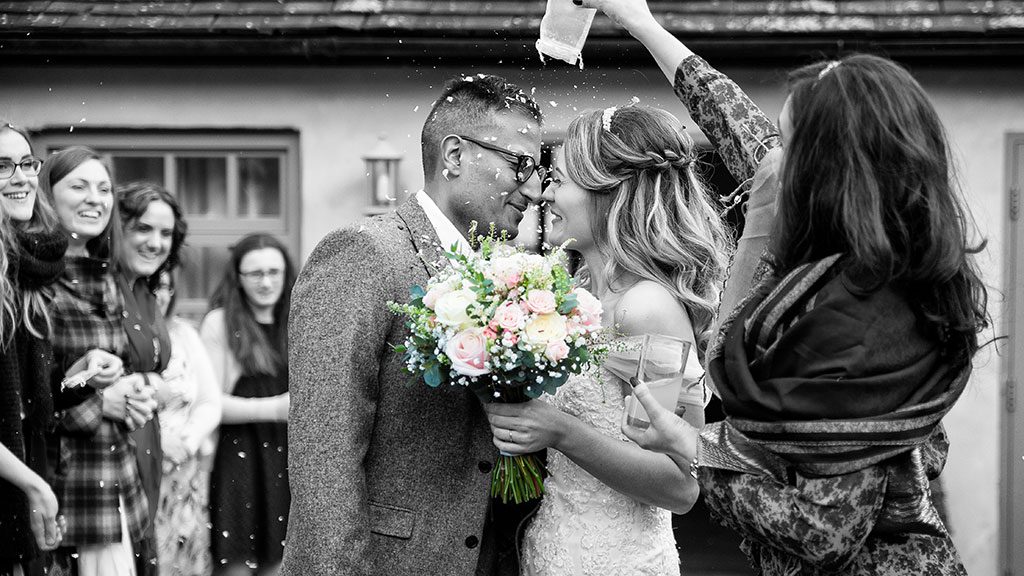 The Ashes Wedding confetti